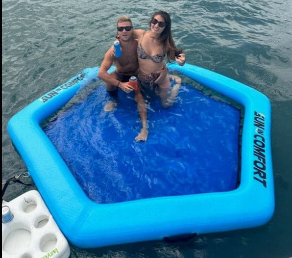S.I.C. boat float HEX Inflatable Water Float Sun In Comfort.com