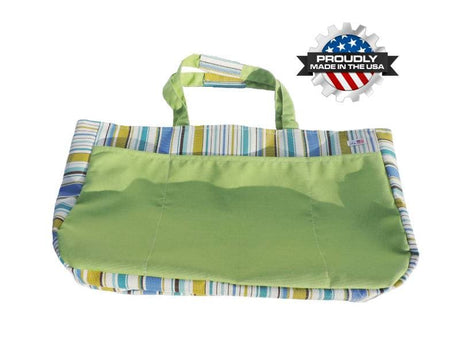 Luna Lime Back Chair Bag fits on the back of most outdoor chairs! SIC USA Back Chair Bag